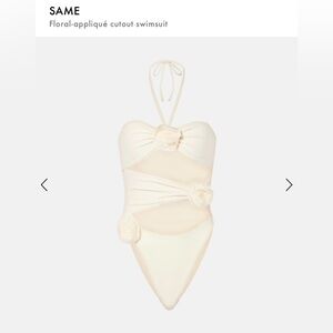 SAME Rosette Cut Out One Piece